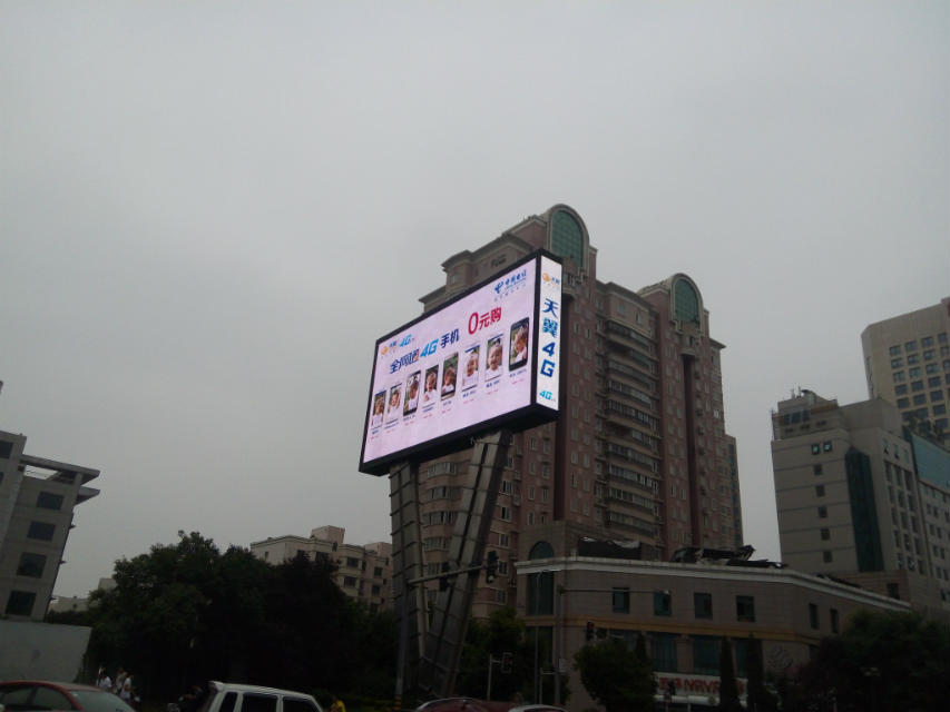road full color LED singage for commercial advertisement